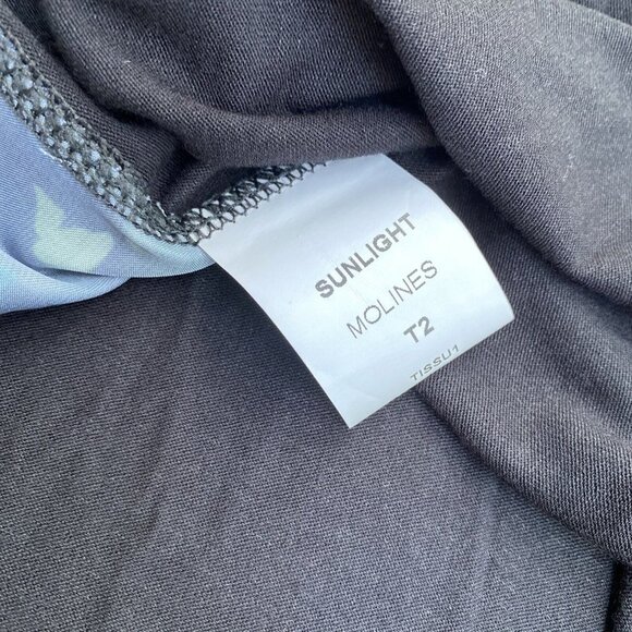 Sunlight Paris Molines Long Sleeve Dress T2 Watercolor Tree Small 2 Lagenlook - Picture 9 of 12